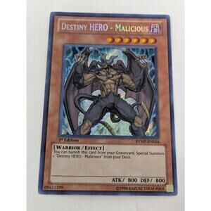 Destiny Hero - Malicious RYMP-EN034 Secret Rare 1st Edition US Print-